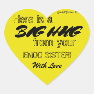 Endo Sister Hug Sticker