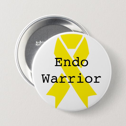 Endo Warrior Ronde Button 7,6 Cm (Voorkant /achterkant)