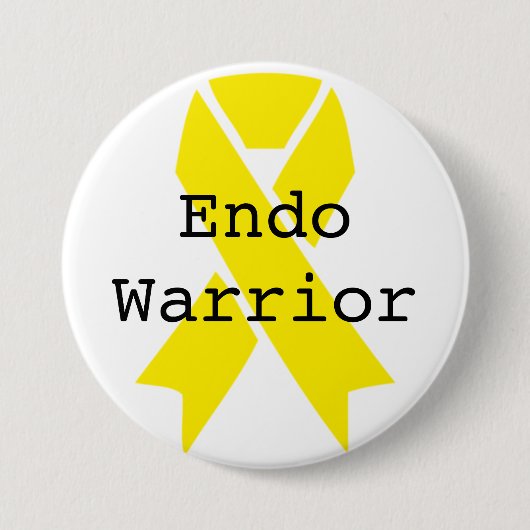 Endo Warrior Ronde Button 7,6 Cm (Voorkant)
