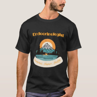 Endocrinoloog Medische Pro Hormonen Humor Gezondhe T-shirt