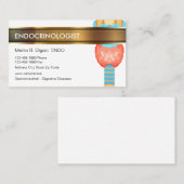 Endocrinoloog Medische Visitekaartjes (Voorkant / Achterkant)