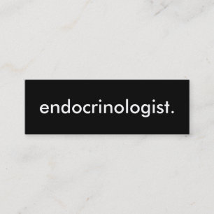 endocrinoloog. mini visitekaartje