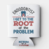 Endodontist ik kom bij de wortel van het probleem blikjeskoeler (Achterkant)