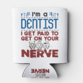 Endodontist Tandarts Betaald om op uw zenuw Blikjeskoeler (Achterkant)