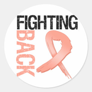 Endometriale kanker die terugvecht ronde sticker
