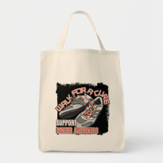 Endometriale kanker loopt voor een crème tote bag