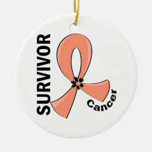 Endometriale kanker Overleving 12 Keramisch Ornament