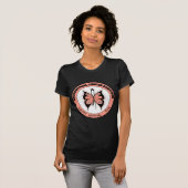 Endometriale kanker Survivor Butterfly T-shirt (Voorkant volledig)