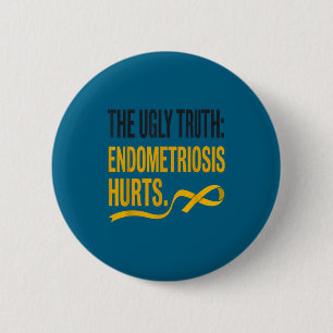 Endometriose bewustzijn - endometriose ronde button 5,7 cm