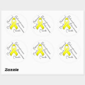 Endometriose Bewustzijn Maand Rond Licht Sticker (Vel)