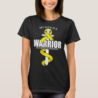 Endometriose Warrior Vrouw Endometriose Aandacht T-shirt