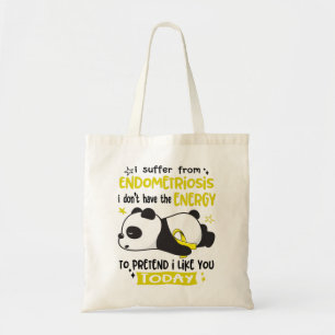 Endometriosis Awareness Month Ribbon Giften Tote Bag