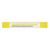 Endometriosis Awareness Patroon Ribbon Grosgrain Lint (Voorkant)