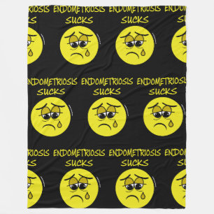 Endometriosis Sucks Fleece Deken