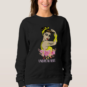 Endometriosis Warrior Unbreekable Arm Tattoo Stron Trui