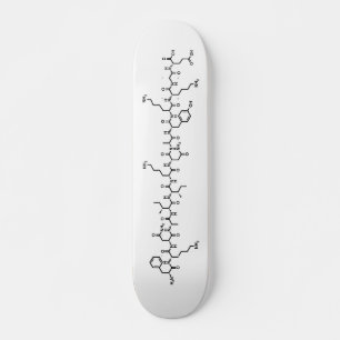 endorfine-chemische formule symbool wetenschap skateboard