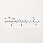 endorfine-chemische formule symbool wetenschap yogamat (Voorkant (horizontaal))