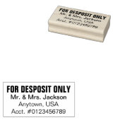 Endorsement controleren 	rubberstempel (Gestempeld)