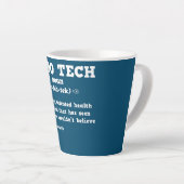 Endoscopie Tech Sarcastic Definition Endo Nurse Latte Mok (Rechterhoek)