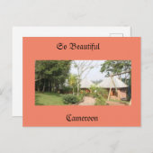endroit de Loisir au Cameroun Feestdagenkaart (Voorkant / Achterkant)