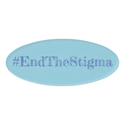 #EndTheStigma Korman Producties YouTube-kanaal Naambadge (Voorkant)