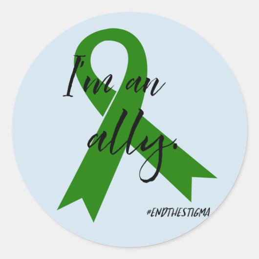 #EndtheStigma - Mental Health Awareness Stickers (Voorkant)