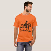 Endurance Horse Simple Sketch T-shirt (Voorkant volledig)