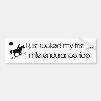 Endurance Rider Bumpersticker van 50 mijl