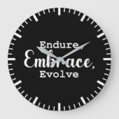 Endure, Omhels, Evolueren - Gym, Hustle, Succes Grote Klok (Voorkant)
