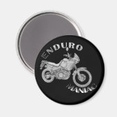 Enduro Maniac - Biker Magneet (Voorkant / Achterkant)