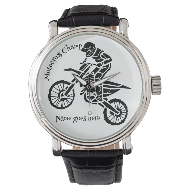 Enduro-/MotoX-roerhorloge. . Horloge (Voorkant)
