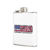 Enduro Mountain Biking American Flag Heupfles (Links)