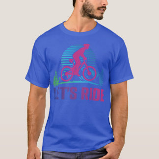 Enduro MTB Mountain Bike Riding Downhill Retro 80s T-shirt