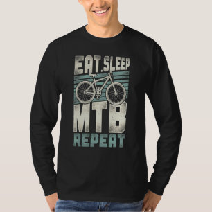 Enduro Mtb Mountain Bike Riding Downhill Vintage E T-shirt