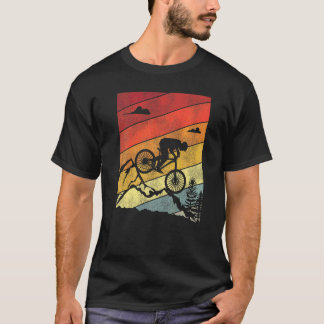 Enduro MTB Mountainbike Rijden Bergafwaarts Retro  T-shirt
