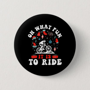 Enduro Mtb Mountainbike Rijden Downhill Kerstmis Ronde Button 5,7 Cm