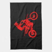 Enduro red theedoek (Verticaal)