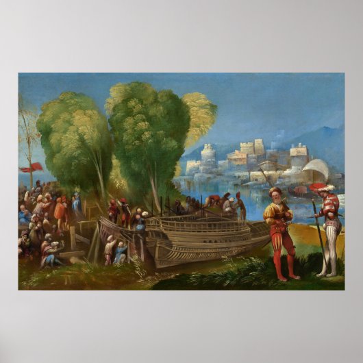 Enée et Achates - Dosso Dossi Affiche d'art fin (Devant)
