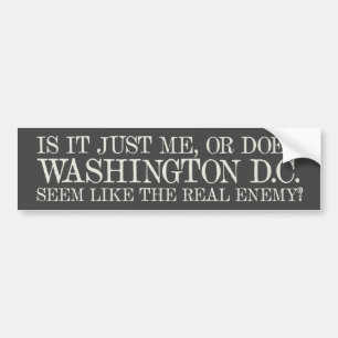 Enemy D.C.? Bumpersticker