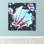 energecode 03E24 - Universeel Abstract Canvas Afdruk (Insitu (Houten vloer))