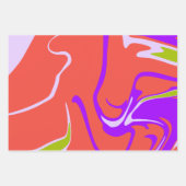 Energetic Modern Color Movement Inpakpapier Vel (Voorkant 3)