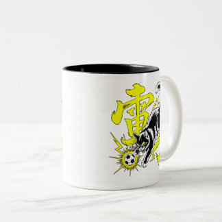    Energetic Thunder Cat Mugs Tweekleurige Koffiemok