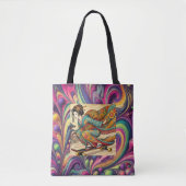Energetic Ukiyo-e Tote Bag (Devant)