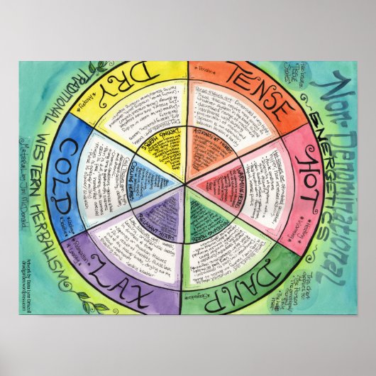 Énergétique et États tissulaires - Poster à base d (Devant)