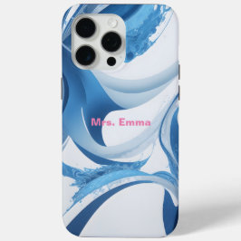 Energetisch blauw voor sportliefhebbers iPhone 15 pro max hoesje