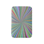 Energetische kleurrijke Ribbon Sunburst Badmat (Voorkant Verticaal)