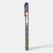 Energetische kleurrijke Ribbon Sunburst Case-Mate iPhone Case (Achterkant / Links)