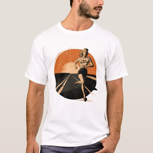 Energetische Liefde: Hardlopen T-shirt (Voorkant)