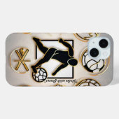 Energetische sportvibes Case-Mate iPhone case (Achterkant (horizontaal))