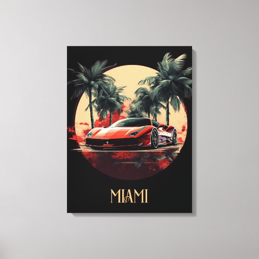 Energetische stroom. Levendige Creative Art Canvas Afdruk (Voorkant)